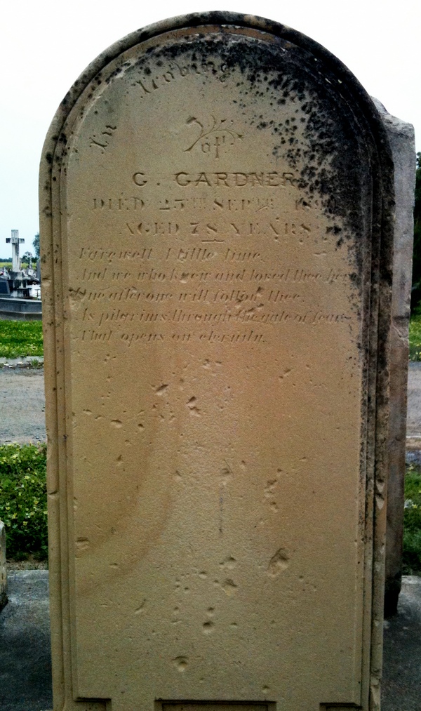 Memorial for George Gardner