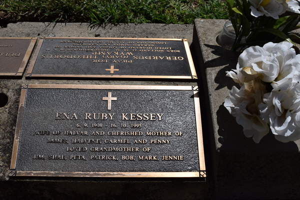 Memorial for Ena Ruby Kessey nee Murphy
