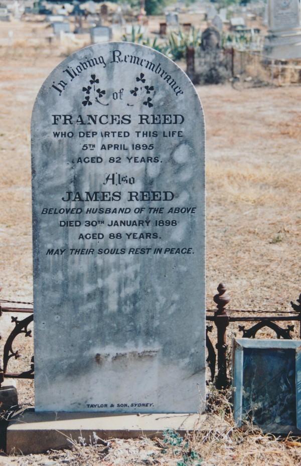Memorial for James and Frances Reed